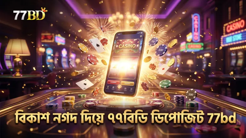 বিকাশ এবং নগদ দিয়ে ৭৭বিডি ডিপোজিট দ্রুত হয়