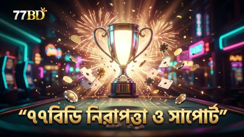 ৭৭বিডি প্ল্যাটফর্মে নিরাপত্তা ও কাস্টমার সাপোর্টের গুরুত্ব।