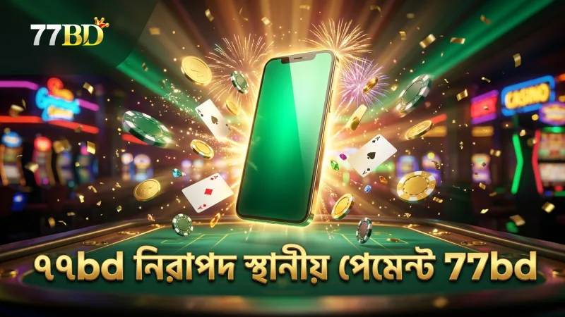 ৭৭bd প্ল্যাটফর্মে নিরাপদ স্থানীয় পেমেন্ট সুবিধা পাওয়া যায়