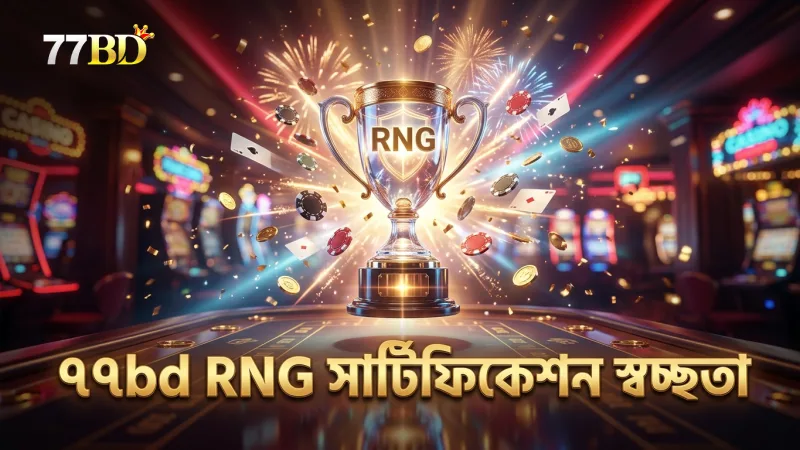 ৭৭bd বিশ্বস্ত RNG সার্টিফিকেশন নিশ্চিত করে স্বচ্ছতা