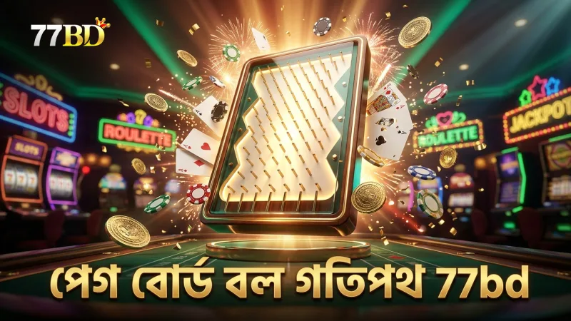 পেগ বোর্ডের বিন্যাস বলের গতিপথ নির্ধারণ করে।